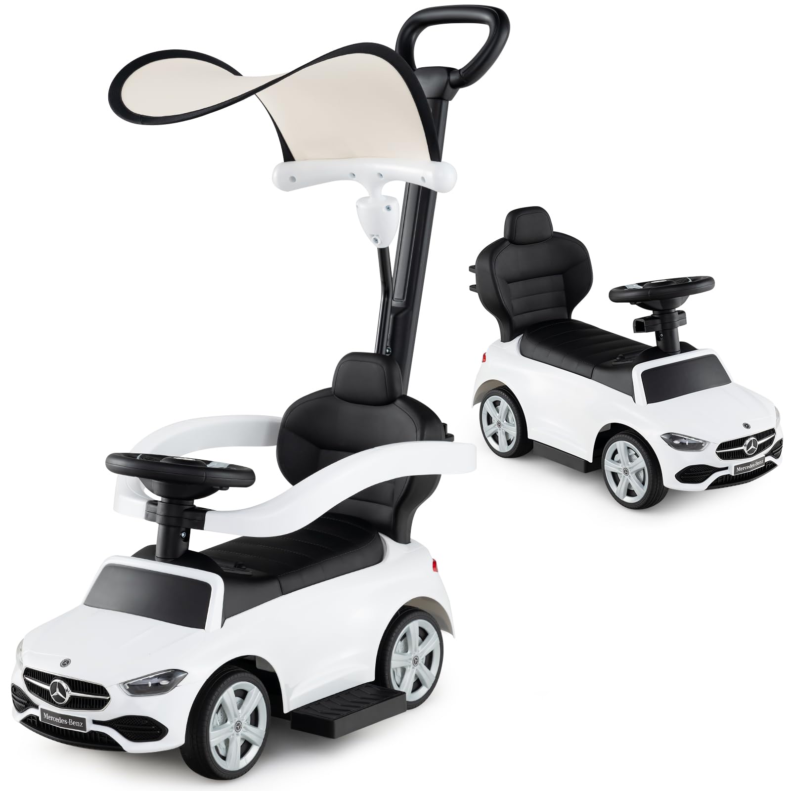 Amazon.com: HONEY JOY Ride On Push Car, Licensed Mercedes-Benz